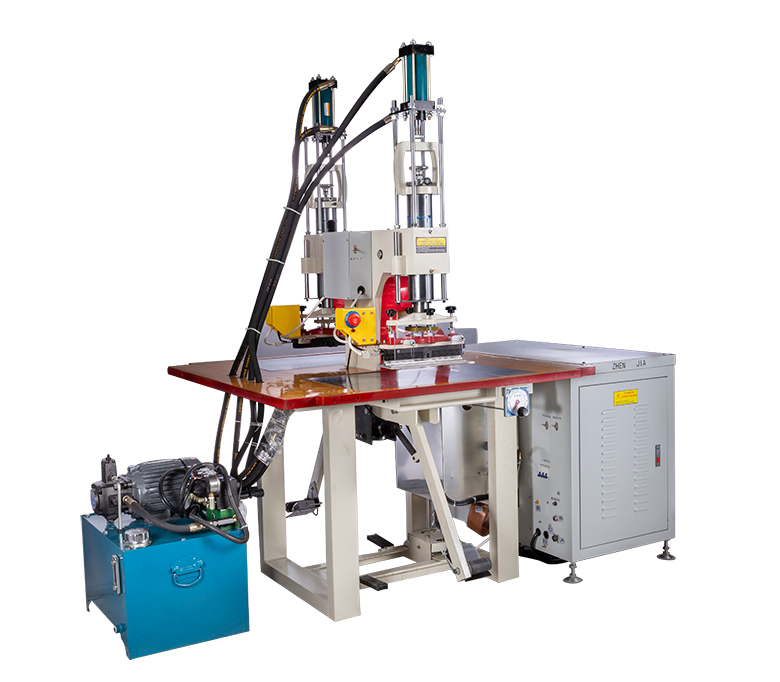 雙頭油壓高頻機機器圖